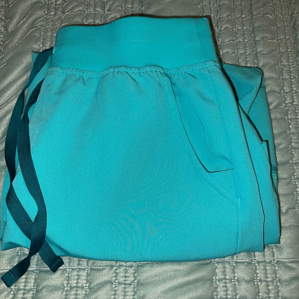 Teal Figs Scrub Pants with Drawstring